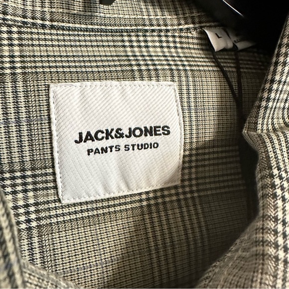 Jack & Jones Men’s Zip Up Shirt - Picture 11 of 12